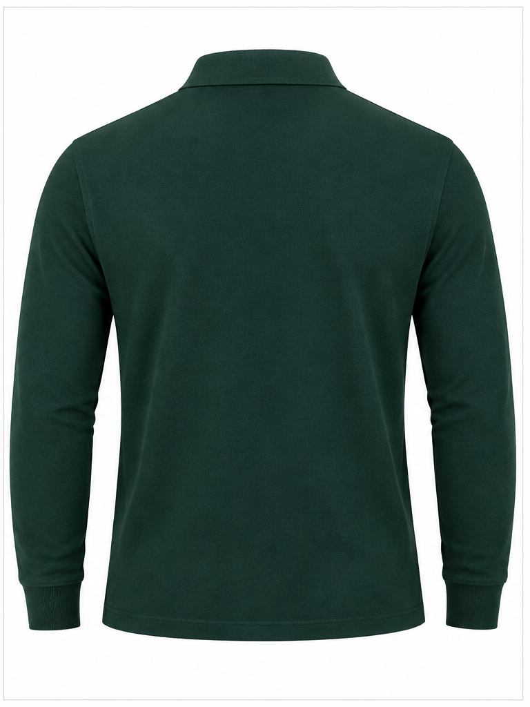 British Racing Green Full-Sleeve Polo