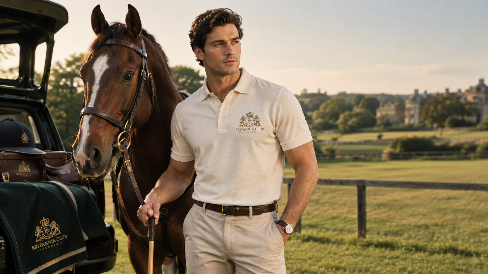 Britannia Club lifestyle campaign in the countryside