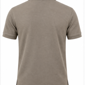 Stone Half-Sleeve Polo — back product view